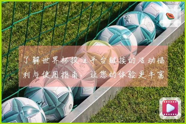 了解世界杯投注平台链接的活动福利与使用指南，让您的体验更丰富！